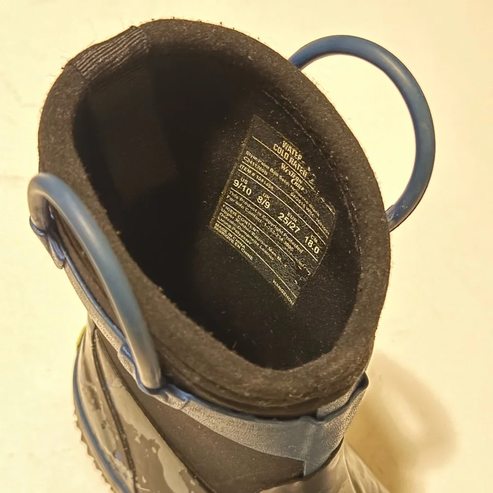 Western Chief Neoprene Rain/Snow Boots~Kids sz 9/10 Insulated‎ to -20~Waterproof
